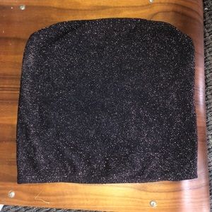Glitter tube top